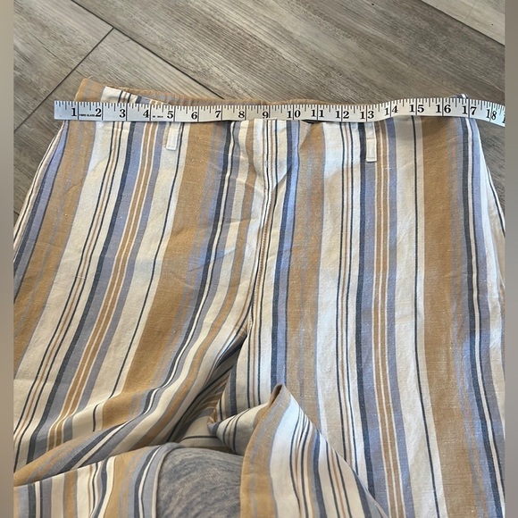 NWT,J.Jill, Absolutely Gorgeous, Slimming Vertical Stripes, Beach Capsule Pants - Picture 3 of 13